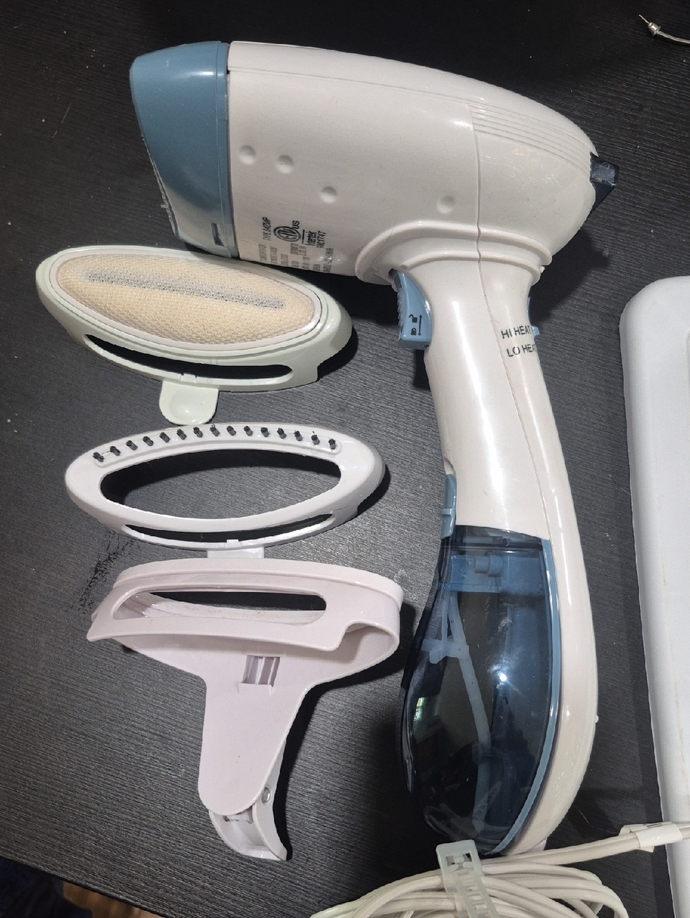 Conair Handheld Garment Steamer with Brush Attachments